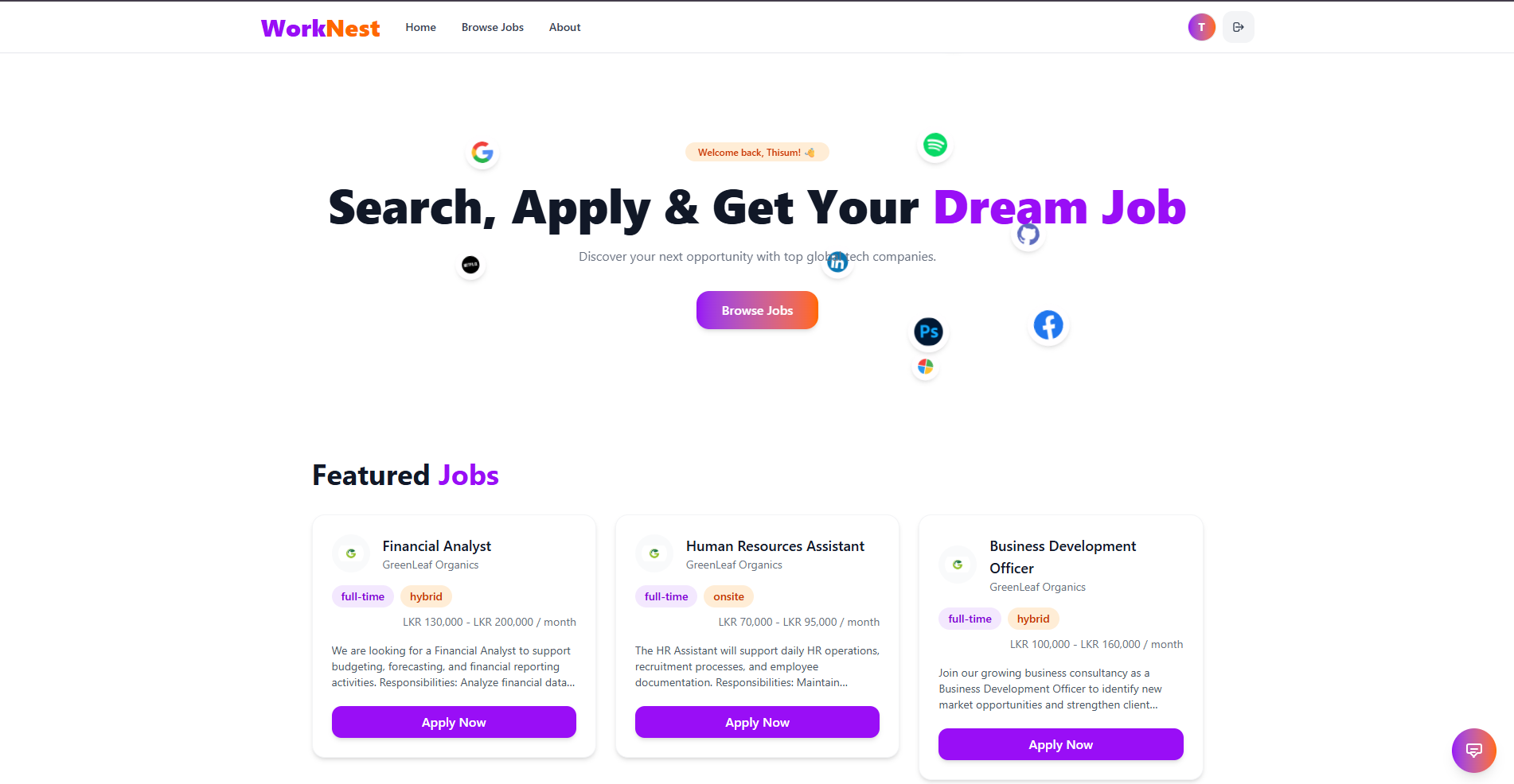 Job Listing Platform
