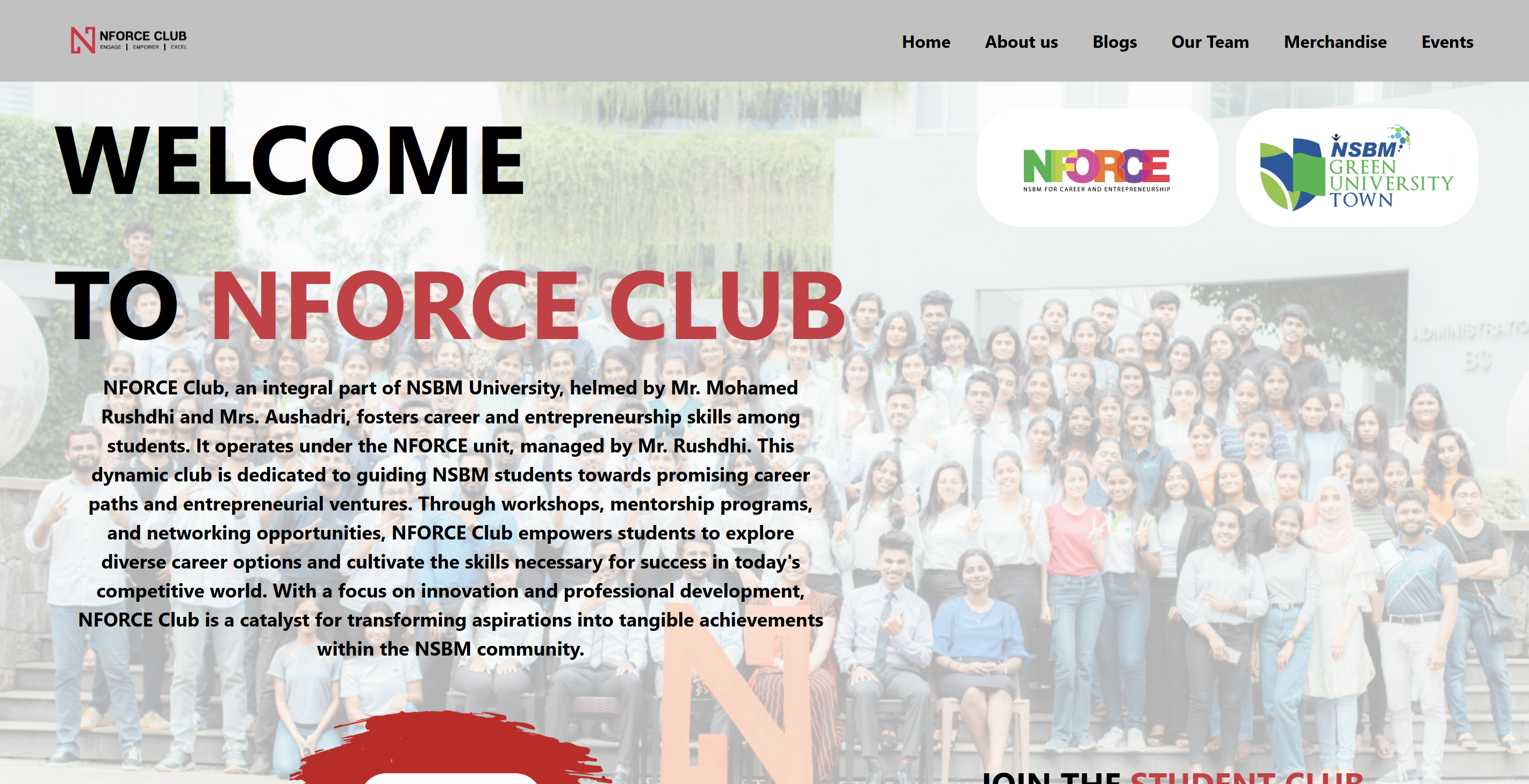 Nforce Club Website